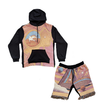 Load image into Gallery viewer, 2XL | Fly Too High Tapestry Hoodie + Short Set
