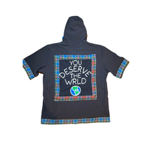 Load image into Gallery viewer, 3XL | &quot;You Deserve The World&quot; Flex Hooded Pullover
