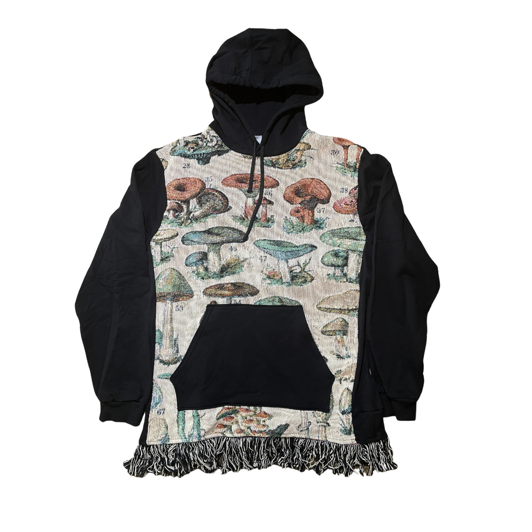 XL |  Psilocybin Woven Tapestry Hoodie