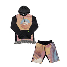 Load image into Gallery viewer, L | Light Ray Tapestry Hoodie + Short Set
