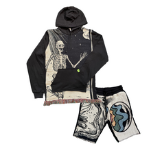 Load image into Gallery viewer, M | Snakes + Bones Tapestry Hoodie + Short Set
