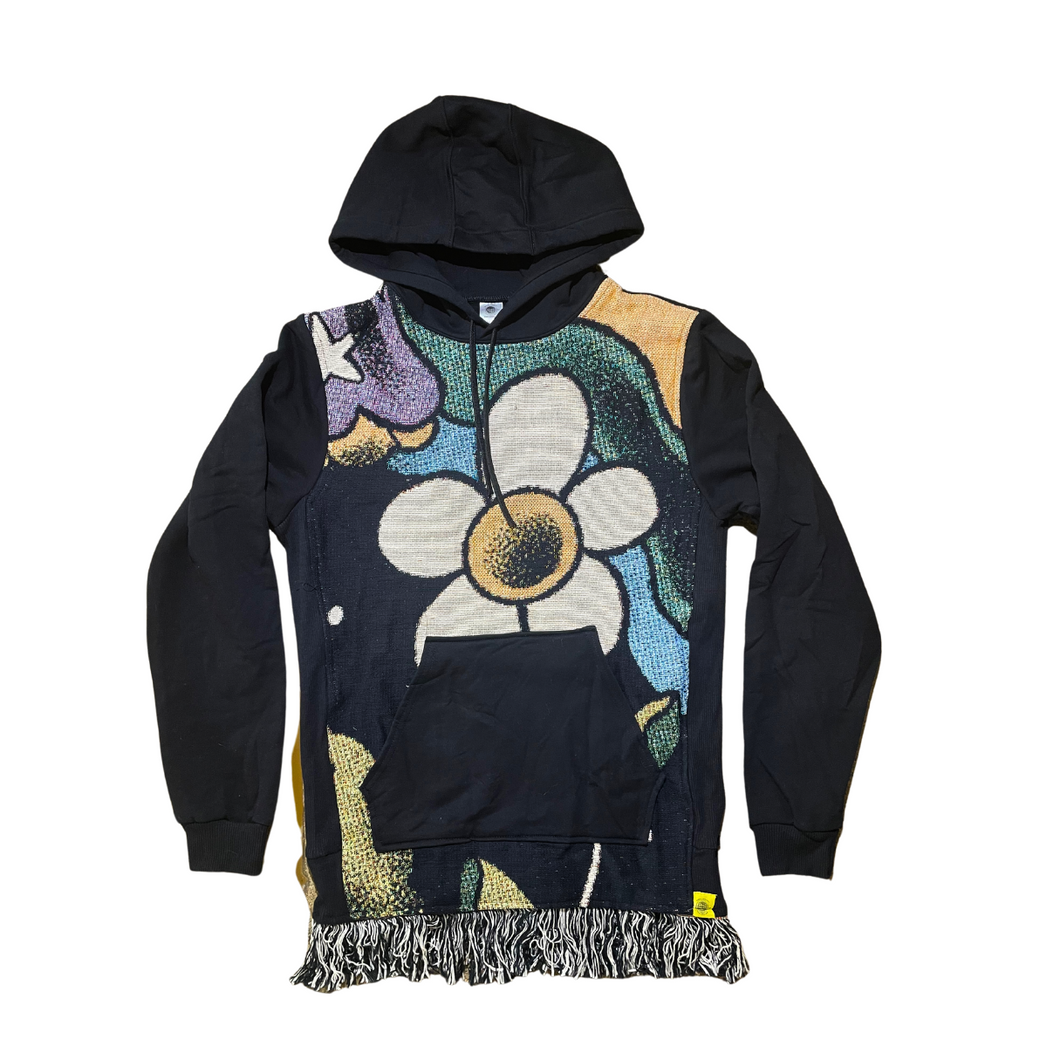 M  | Flower Power  Woven Tapestry Hoodie