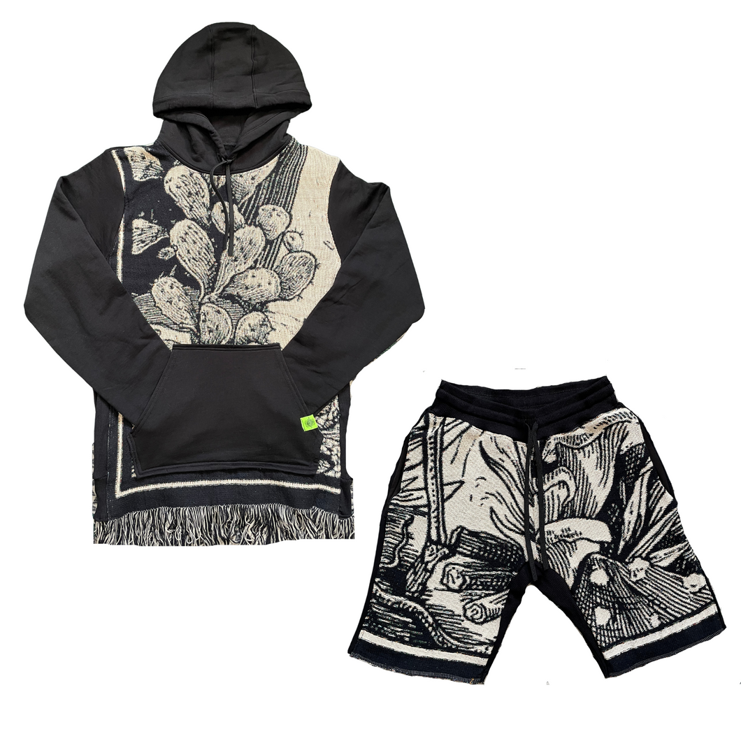 S | Elements Woven Tapestry Hoodie + Short Set