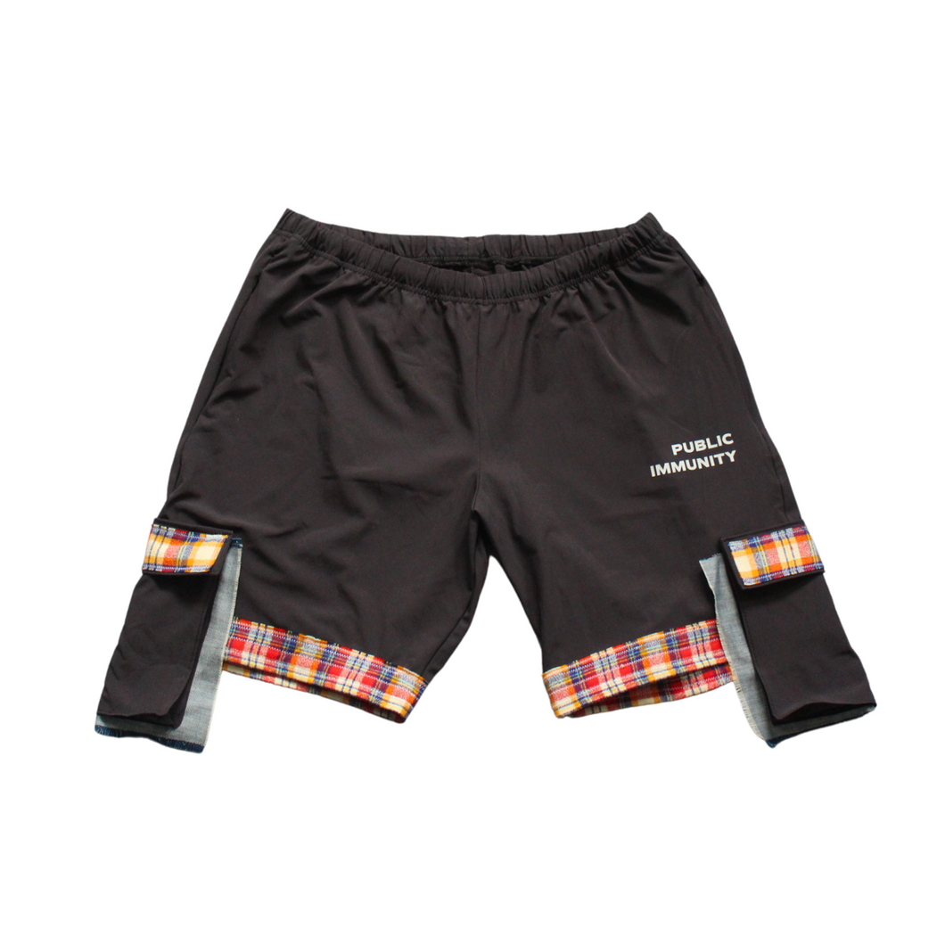 XL | Flex Shorts Plaid Red