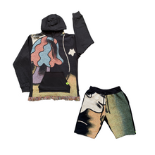 Load image into Gallery viewer, XL | Mushie Tapestry Hoodie + Short Set
