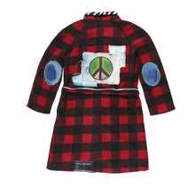 Load image into Gallery viewer, DREAMING OF PEACE PLAID OVERCOAT - M
