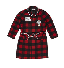 Load image into Gallery viewer, MADE PEACEFULLY PLAID OVERCOAT - XL
