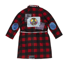 Load image into Gallery viewer, A PEACE OF IMMUNITY PLAID OVERCOAT - XL
