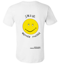 Load image into Gallery viewer, Smile Motherf***** Tee  by Billy Turner [WHITE]
