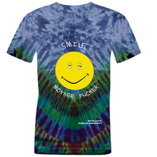 Load image into Gallery viewer, Smile Motherf***** Tee  by Billy Turner [Tie-Dye Back Logo]
