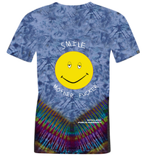 Load image into Gallery viewer, Smile Motherf***** Tee  by Billy Turner [Tie-Dye Back Logo]
