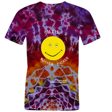 Load image into Gallery viewer, Smile Motherf***** Tee  by Billy Turner [Tie-Dye Back Logo]
