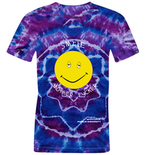 Load image into Gallery viewer, Smile Motherf***** Tee  by Billy Turner [Tie-Dye Back Logo]
