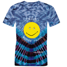 Load image into Gallery viewer, Smile Motherf***** Tee  by Billy Turner [Tie-Dye Back Logo]
