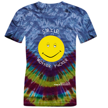 Load image into Gallery viewer, Smile Motherf***** Tee  by Billy Turner [Tie-Dye Back Logo]
