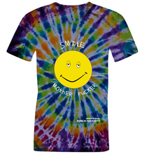 Load image into Gallery viewer, Smile Motherf***** Tee  by Billy Turner [Tie-Dye Back Logo]
